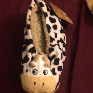 Brand New Cow Slippers